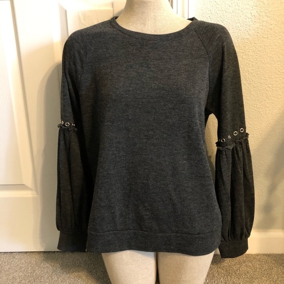 Tresics Tops - TRESICS long balloon sleeve top/L
